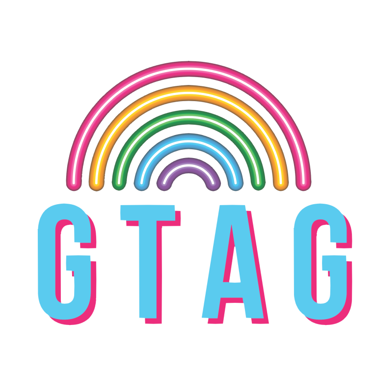 Das Logo der Gender Trouble AG zeigt einen Regenbogen, der sich über die Initialen GTAG wölbt