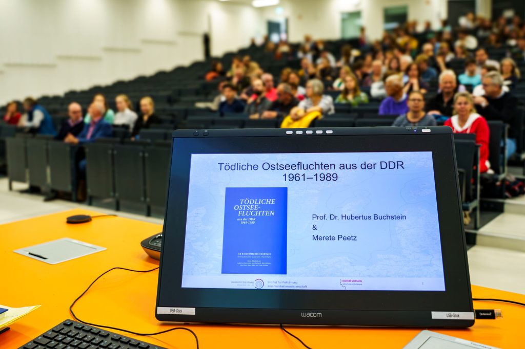 Auf Interesse stieß der Festvortrag "Tödliche Ostseefluchten". © Gina Heitmann