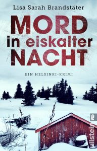 Das Cover eines Krimis, der in Finnland spielt. Darauf steht "Mord in eiskalter Nacht"