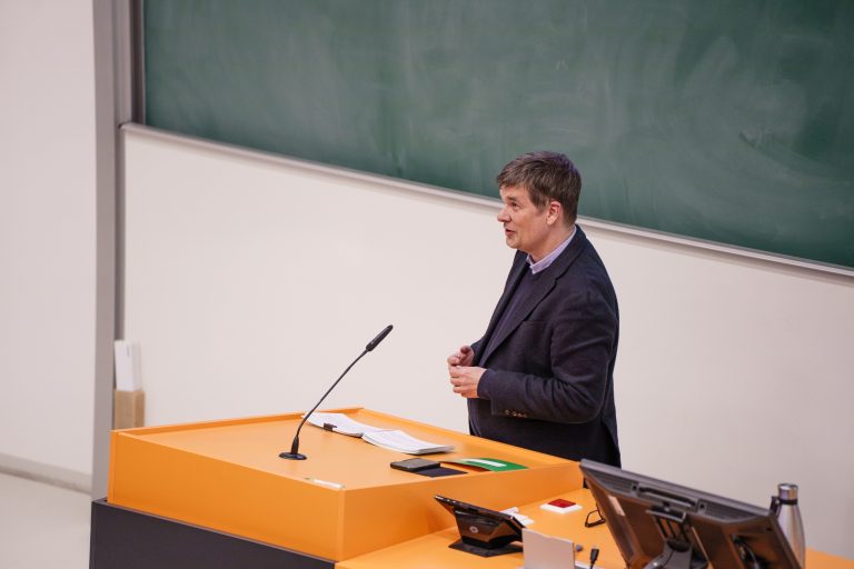 Der Vorstandsvorsitzende des Deutschen Studierendenwerks, beim Semesterempfang der Uni Greifswald