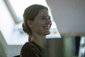 A young woman, Bethina, in a portrait shot.